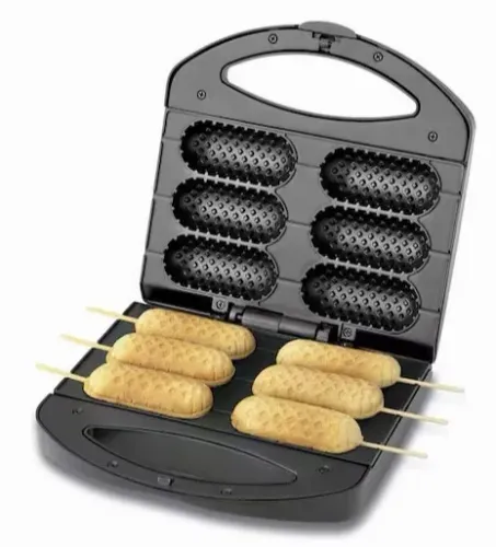 Crepeira Pratic Crepe & Hot Dog Mondial CP-01 Prepara 6 Crepes com 850W de Potência - Pret