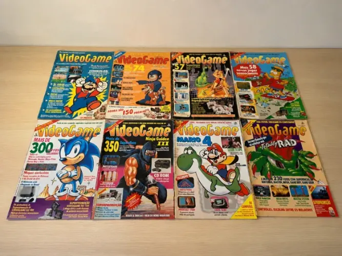 Coleção Revistas VideoGame Originais Anos 90 - Lote Raro