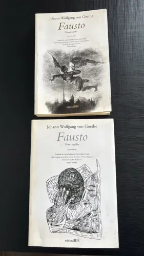 Livro Coleção Fausto: Uma Tragédia, de Johann Wolfgang von Goethe - Bilíngue