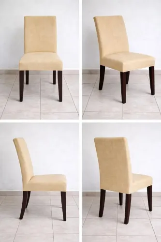Mesa de madeira com 6 cadeiras 