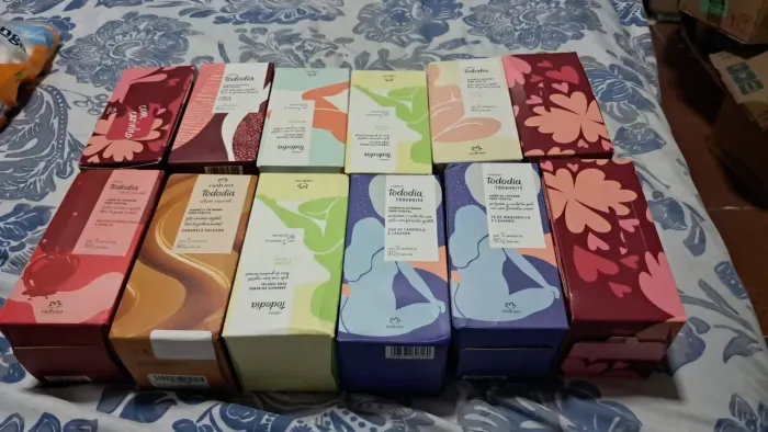 Natura Tododia e TODANOITE - Sabonete em Barra Puro Vegetal Fragrâncias Variadas