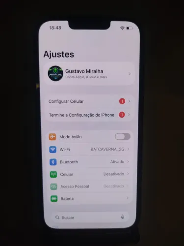 iPhone 14 128GB | Saúde 91% | Nunca aberto