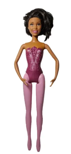 Boneca Barbie Bailarina Negra Mattel 2015 Indonésia Usada