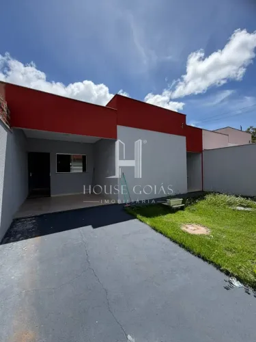 Casa 3 Quartos Linda, Parque Los Angeles, Goianira, GO