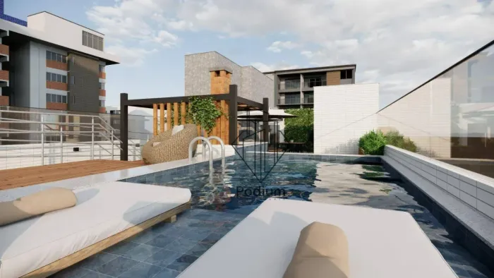 Flats Studio térreo com área privativa a 200m da praia do Bessa / Jardim Oceania - FL0471