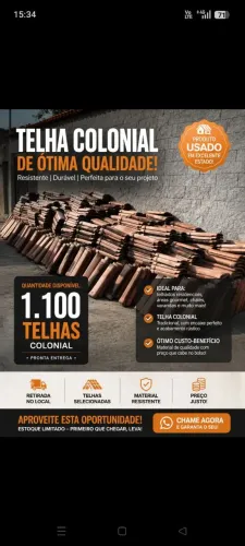 Telhas colônial 