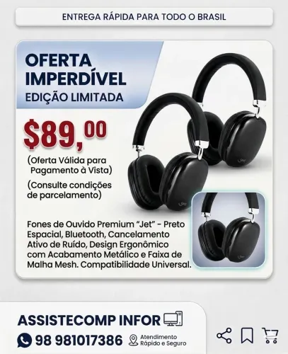 Fone bluetooth Get
