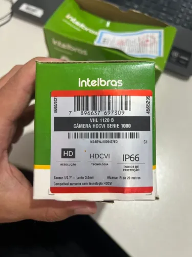 Par de Câmera Intelbras Vhl 1120b g2 Hdcvi Cor Branco