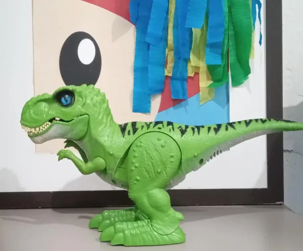 Boneco T-Rex robô alive funcionando