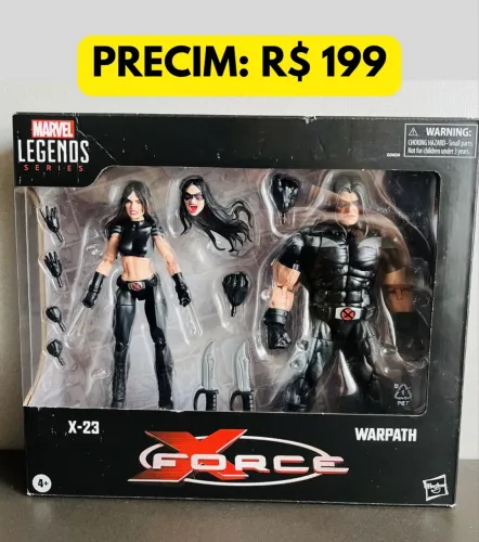 FIGURA MVL LEGENDS X-23 E WARPATH