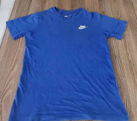 Camiseta Nike azul tam 14