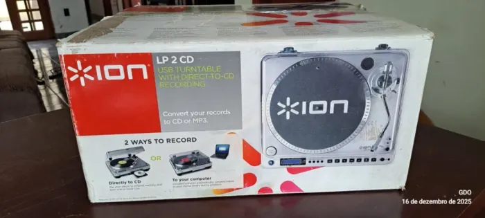 Toca discos ION LP2CD pickup