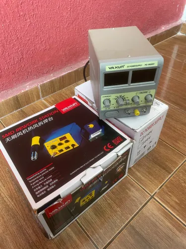 Estação De Solda + Fonte Digital Assimétrica
