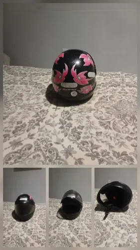 Capacete de Moto Feminino San Marino Tamanho 56