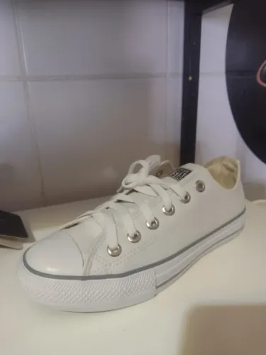 Sapatênis Converse de Couro Unissex (Na Promoção!)