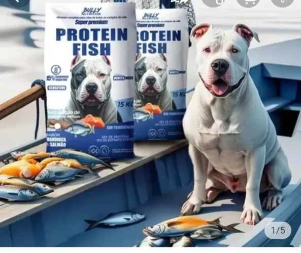 Ração Bully Nutrition Fish Protein 15kg.