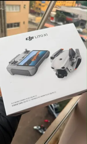 Drone Dji Lito x1 controle com tela combo fly more Plus