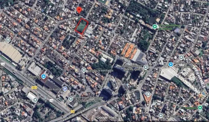 Terreno á venda 3.200 metros quadrados no bairro Viga, Nova Iguaçu