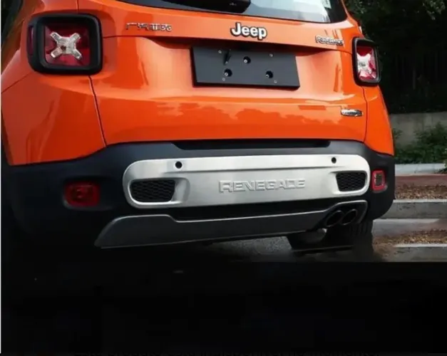 Aplique Protetor De Para-choque - Renegade Aço Inox 