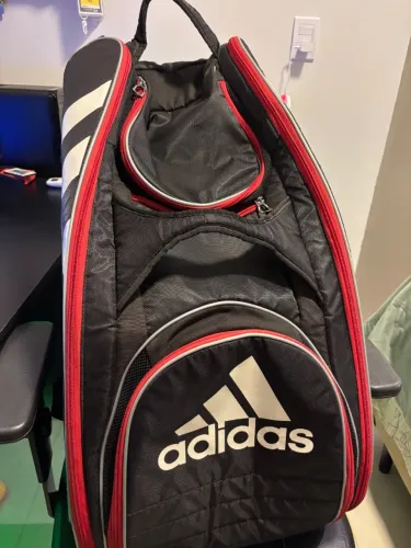 Raqueteira mochila Adidas Tour Tennis Bag - Preta/Vermelha