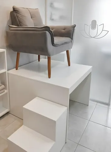 Mesa Plataforma Spa dos pés /pedicure Planejada em MDF