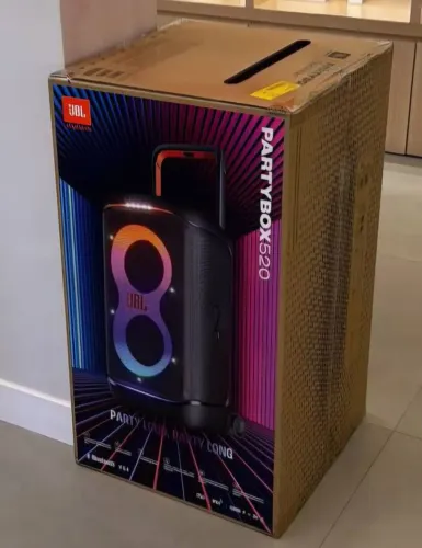Caixa de som partybox 520 jbl original nova!