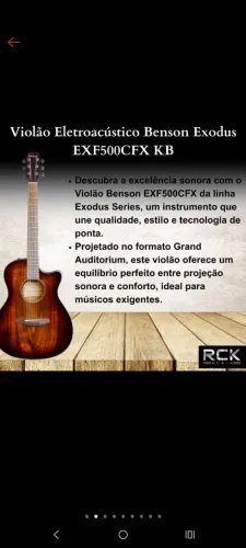 Vendo violão Benson