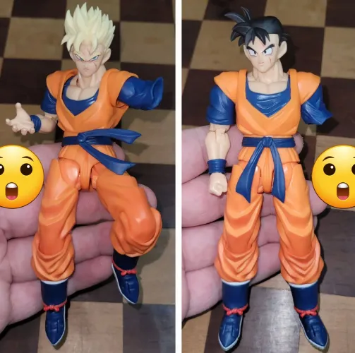 Gohan Mirai HAZ HM CORRIGIDO!!! Escala com Dragon Ball Z SH Figuarts Bandai