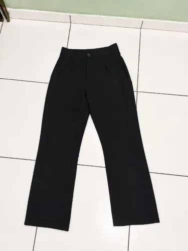 Calça Social Feminina Preta | Cintura Alta | Elegante | Tam P & M