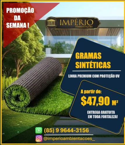 Grama Sintética promoção relâmpago!