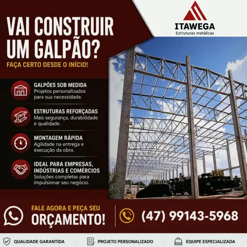 Estruturas Metálicas e Galpões Sob Medida