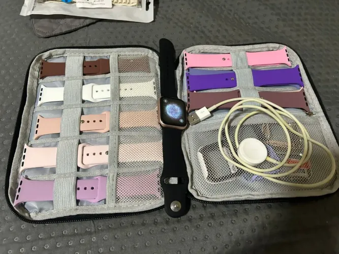 Apple watch série 4 rosê