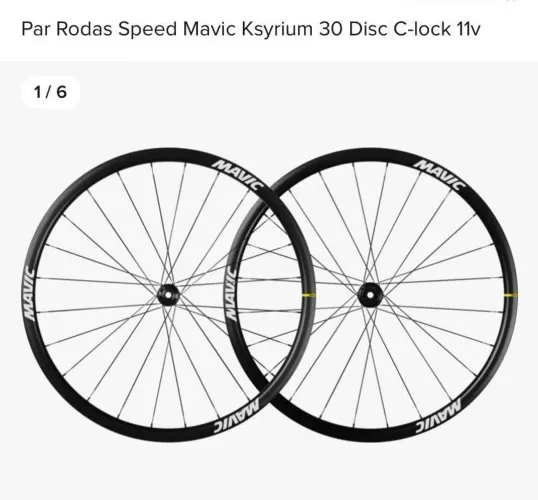 Roda de speed Mavic Ksyrium 30 disc / 11 V