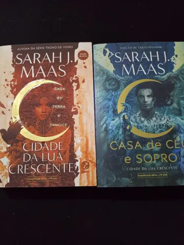 Kit 2 livros cidade da lua crescente e casa de céu e sopro LEIA A DESCRIÇÃO