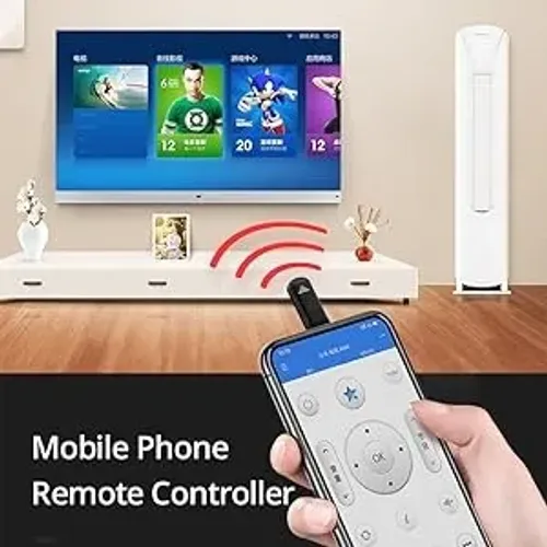 Controle remoto universal infravermelho sem fio para smartphone com conector Tipo-C