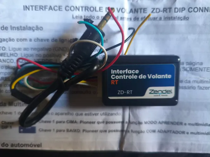 Interface de controle de volante