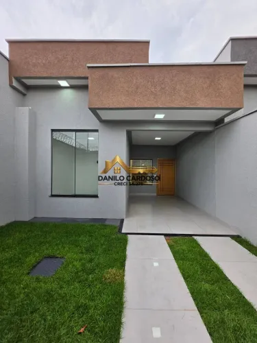 Excelente casa de 3 quartos no Residencial Alice Barbosa Goiânia go