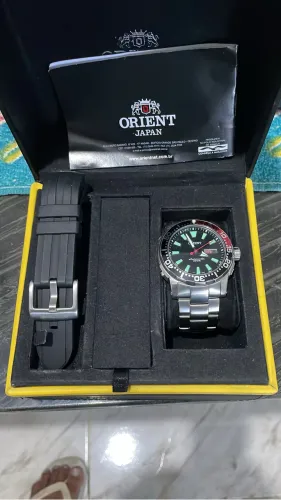 Relógio orient Poseidon 300 m válvula de hélio