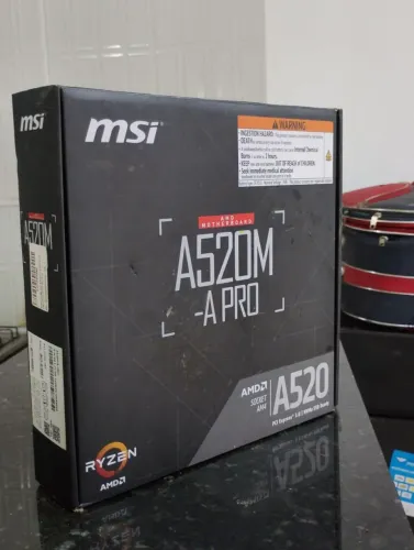 Placa mãe AMD A520M-A PRO!!