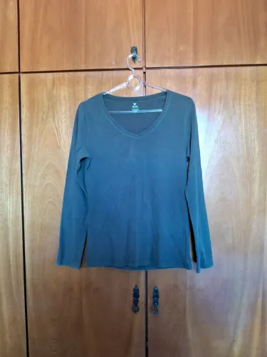 Sueter Feminino Verde Musgo Hering - Tamanho G