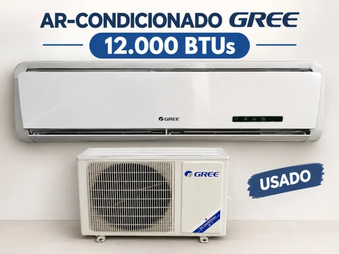 Ar Condicionado Split Gree 12000 Btus 220v Usado