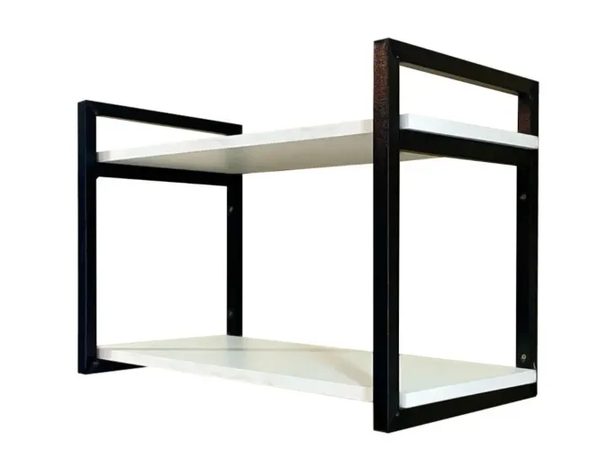 Prateleira dupla industrial 60cm para microondas