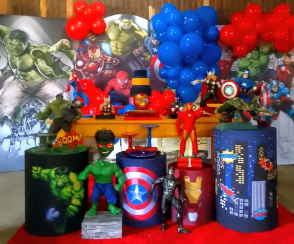 Decoração Vingadores/Super Heróis 