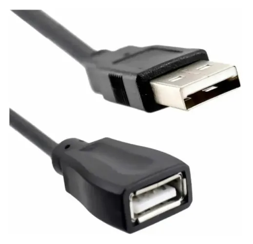 Cabo Usb Macho X Fêmea 1,5 Metros Usb 2.0 Extensor Cor Preto