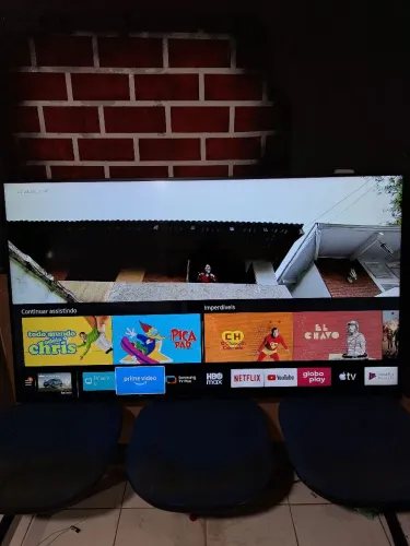 (Leia a descrição) smart tv Samsung 65 polegadas led 4k com detalhe 