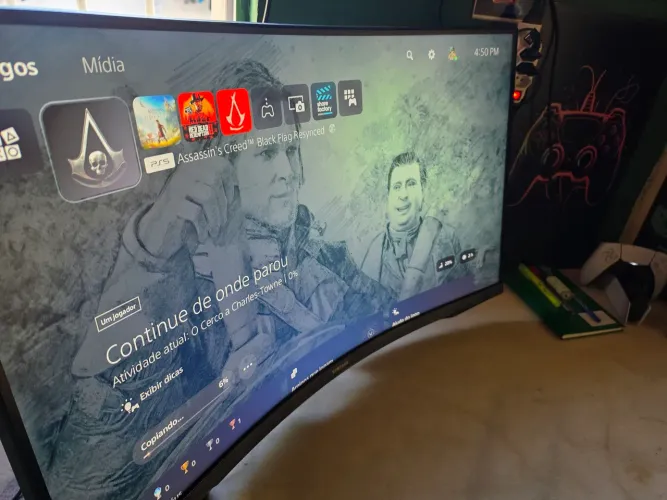 Monitor Gamer Samsung Odyssey G5 32 polegadas 165Hz 1ms Quad HD 2k Curvo com garantia