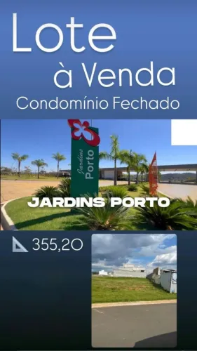 Vende-se Lote no Condomínio Jardins Porto, Senador Canedo
