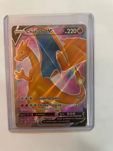 carta pokémon charizard V perfeito estado!