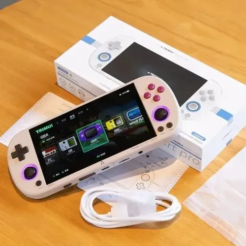 Console Portátil Trimui Smart Pro 3.5? IPS 640x480 3000mAh 6h ARM Dual-Core USB-C Wi-F