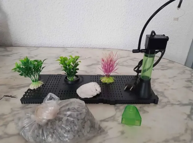 Bomba + Decoração de Aquário